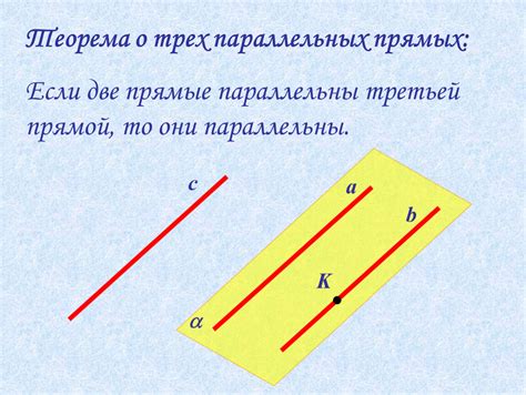 Теорема о пересечении прямых в координатах