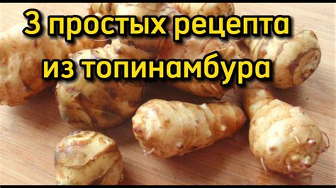 Топинамбур: рецепты для домашнего стола