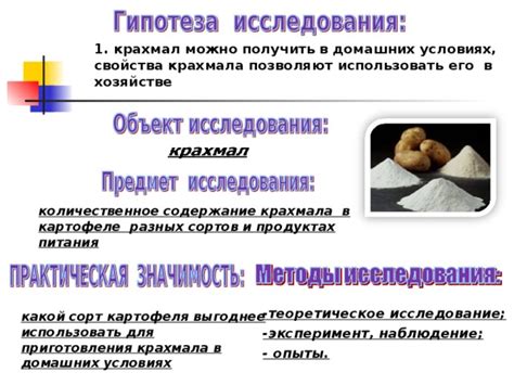 Топ 5 методов приготовления натурального крахмала в домашних условиях