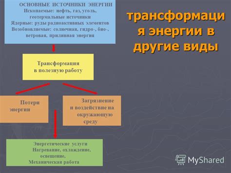 Трансформация энергии: основные методы