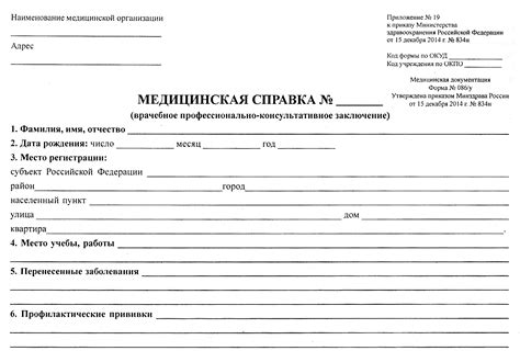 Требуемые документы для получения справки 086у: