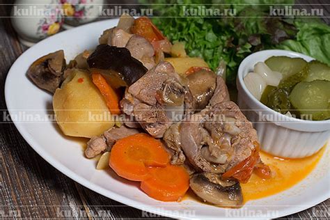 Тушеная индейка с овощами - лучший способ приготовления