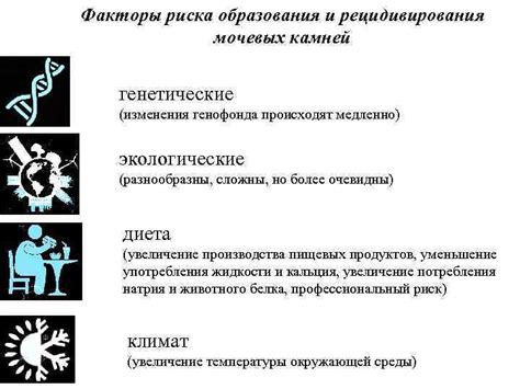 Уменьшение риска образования камней