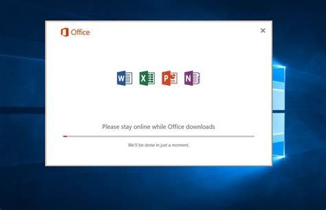 Установка и запуск Microsoft Office на ноутбуке