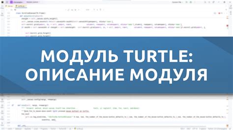 Установка и подключение модуля Turtle в Python