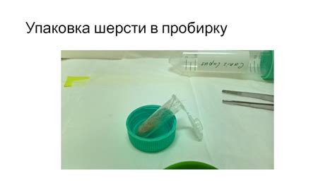 Установка пробирок