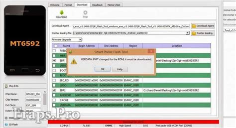 Установка прошивки через SP Flash Tool