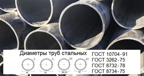 Установка соответствующего диаметра трубы