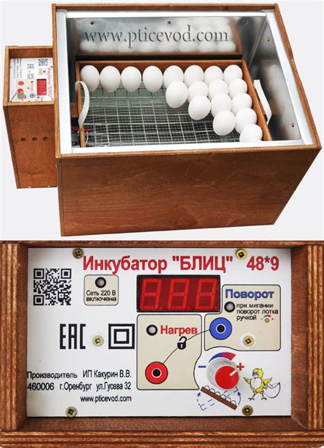 Устройство инкубатора