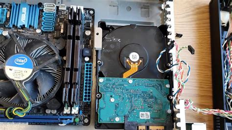Физическая установка HDD в корпус