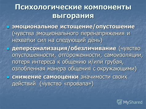 Физические проявления выгорания