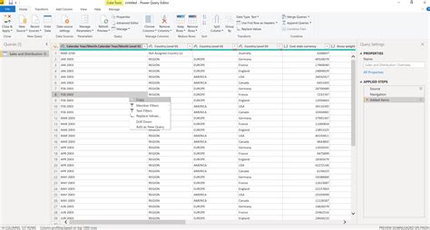 Фильтрация данных в Power Query