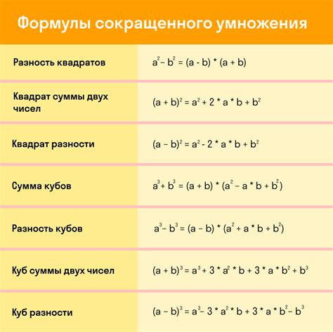 Формулы и примеры