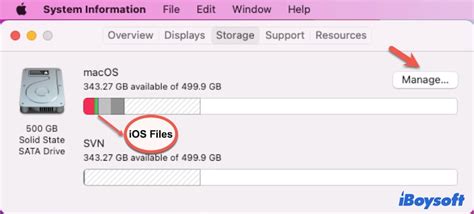 Что такое файлы iOS на Mac