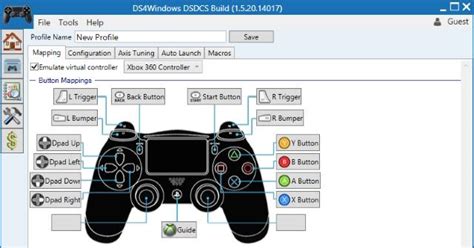 Шаг 3. Настройка и калибровка контроллера в DS4Windows