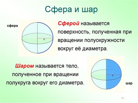 Шар: определение и свойства
