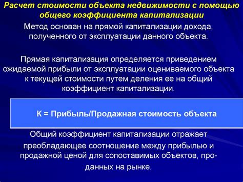 Экспертная оценка стоимости активов
