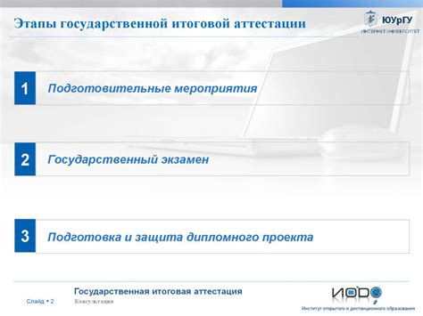 Этапы оценивания государственной итоговой аттестации