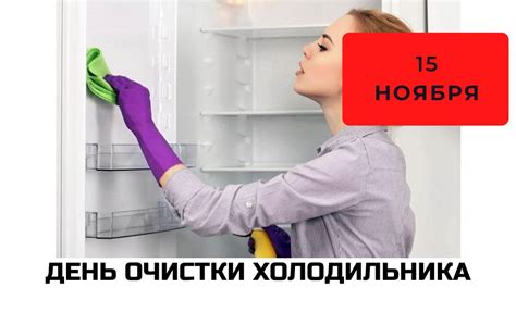 Этапы очистки холодильника