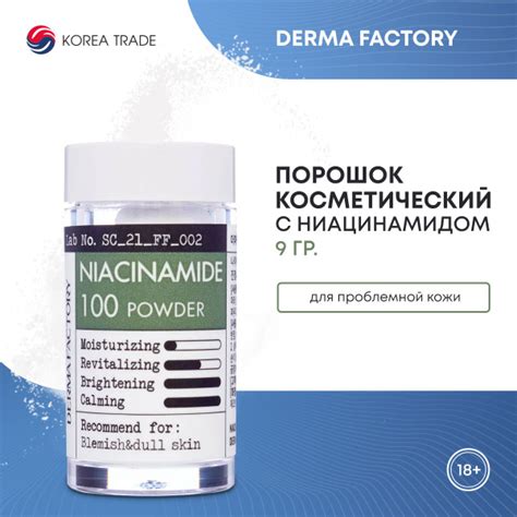 Эффективность ниацинамида в уходе за кожей