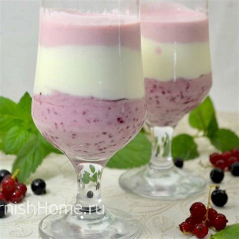  Смородиновый десерт в мультиварке 
